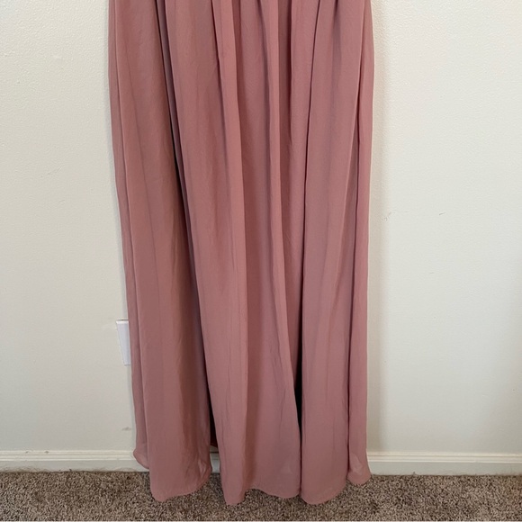{Azazie} Bernelle Bridesmaids Dress - Dusty Rose - Picture 4 of 13